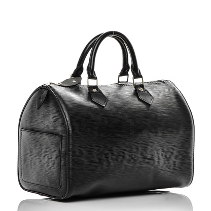 Louis Vuitton Epi Speedy 30 Black 3 of 6