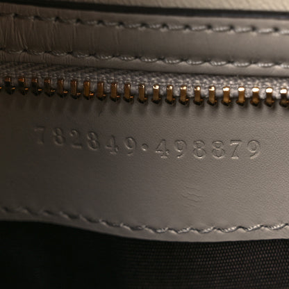 Gucci Ancora Calfskin Web Small Jackie Shoulder Bag Light Grey 7 of 11