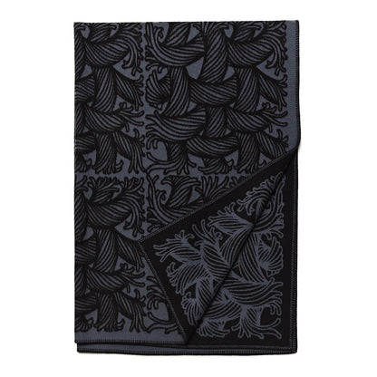 Louis Vuitton Wool Rope Throw Blanket Black Indigo 3 of 5