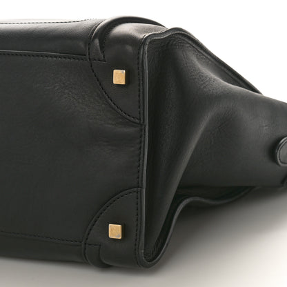 Celine Smooth Calfskin Mini Luggage Black 9 of 9