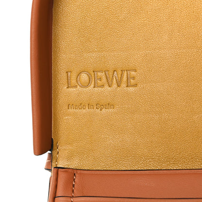 Loewe Buffed Calfskin Logo Embossed Small Heel Pouch Tan 6 of 10
