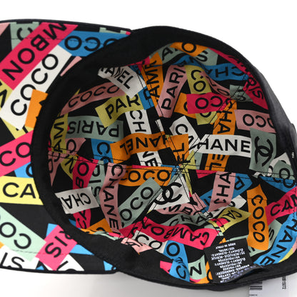 Chanel Cotton Sequin CC Cap Hat Black 7 of 8