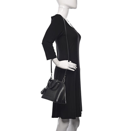 Louis Vuitton Epi Alma BB Black 2 of 9