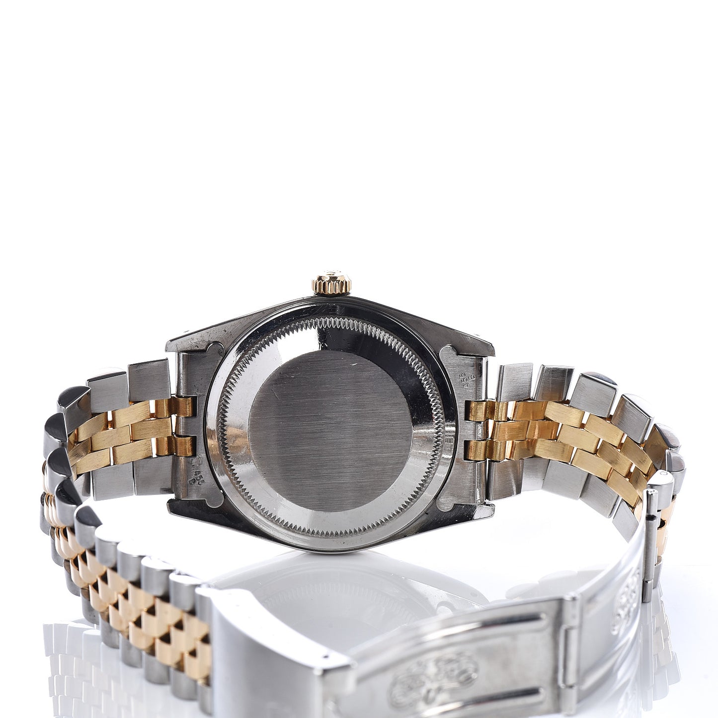 Stainless Steel 18K Yellow Gold 36mm Oyster Perpetual Datejust Watch Champagne 16233