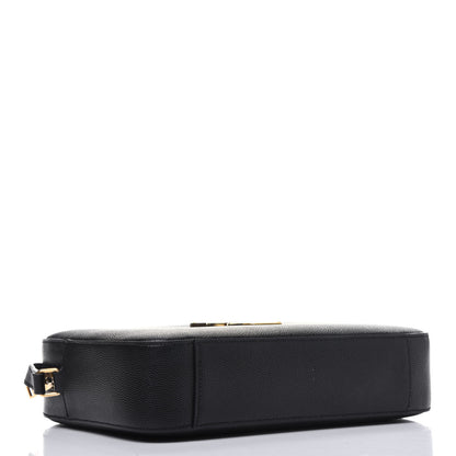 Saint Laurent Grain De Poudre Medium Classic Monogram Camera Bag Black 4 of 14