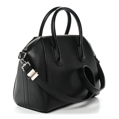 Givenchy Sugar Goatskin Striped Small Antigona Black Red 3 of 11