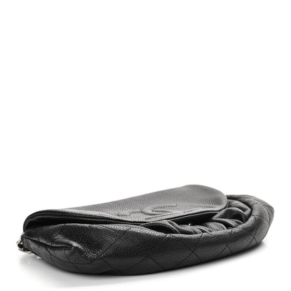 Chanel Caviar Half Moon Wallet On Chain WOC Black 4 of 14