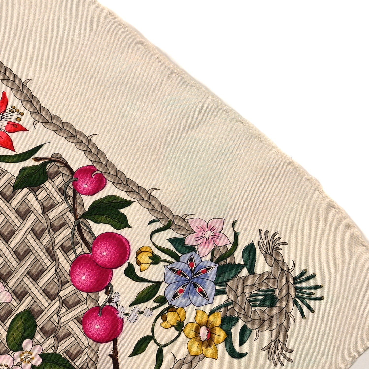 Gucci Silk Twill Butterfly Square Scarf 3 of 4