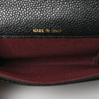 Chanel Caviar Quilted Flap Card Holder Black 5 of 7