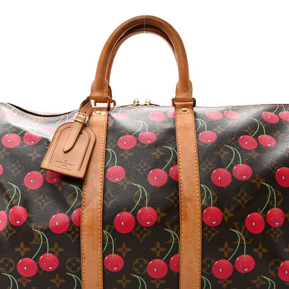 Louis Vuitton Monogram Cerises Keepall 45 7 of 13