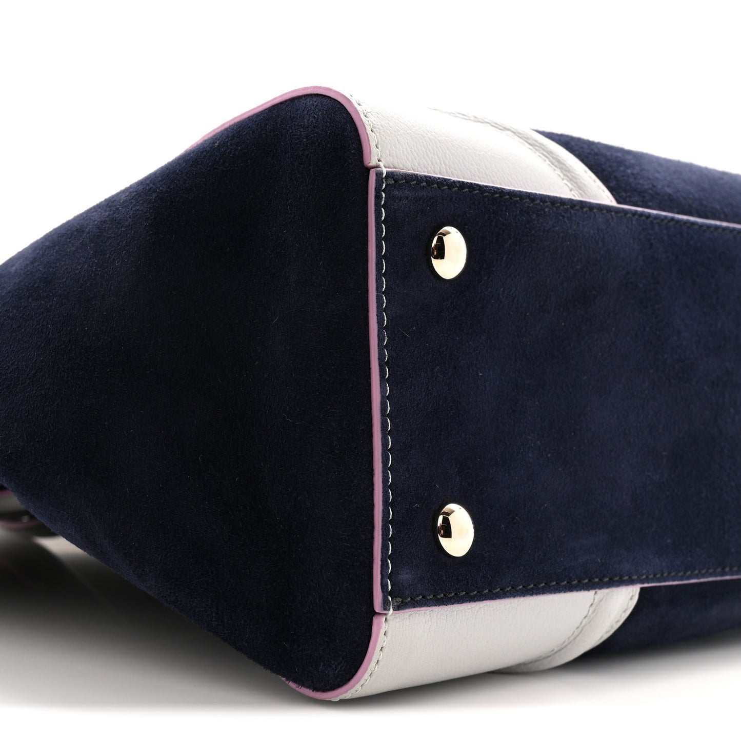 Suede Nappa Goatskin Signature Bag Multicolor