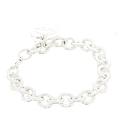 Tiffany Sterling Silver Return to Tiffany Heart Tag Charm Bracelet 2 of 4