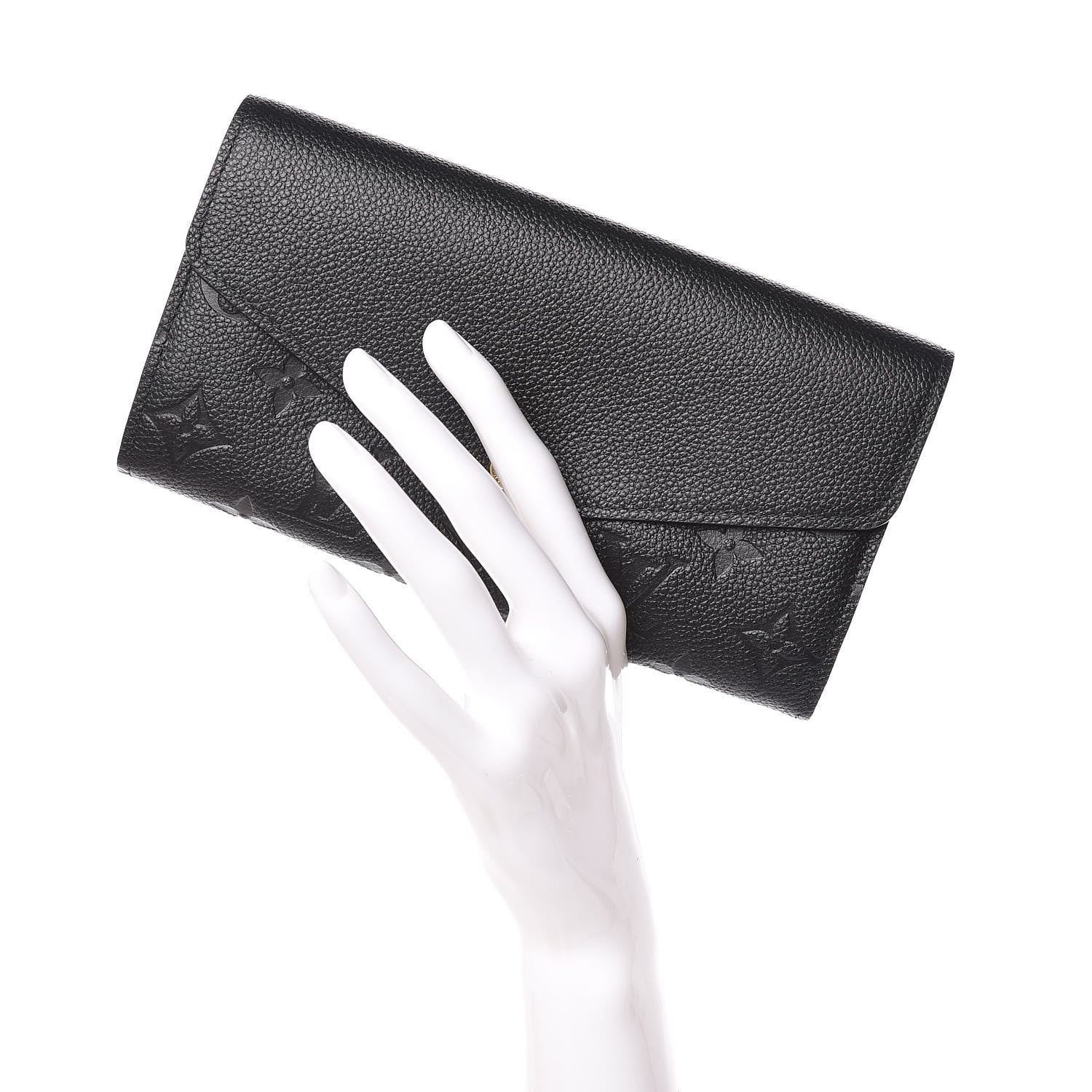 Louis Vuitton Empreinte Sarah Wallet NM Black 2 of 8