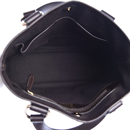 Burberry Haymarket Check Small Onslow Tote Chocolate 5 of 14