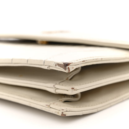 Saint Laurent Calfskin Matelasse Victoire Chain Wallet Black 10 of 21