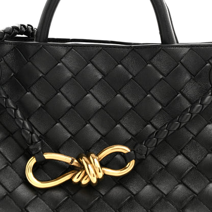 Bottega Veneta Nappa Intrecciato Small Andiamo Shoulder Bag Black 7 of 10