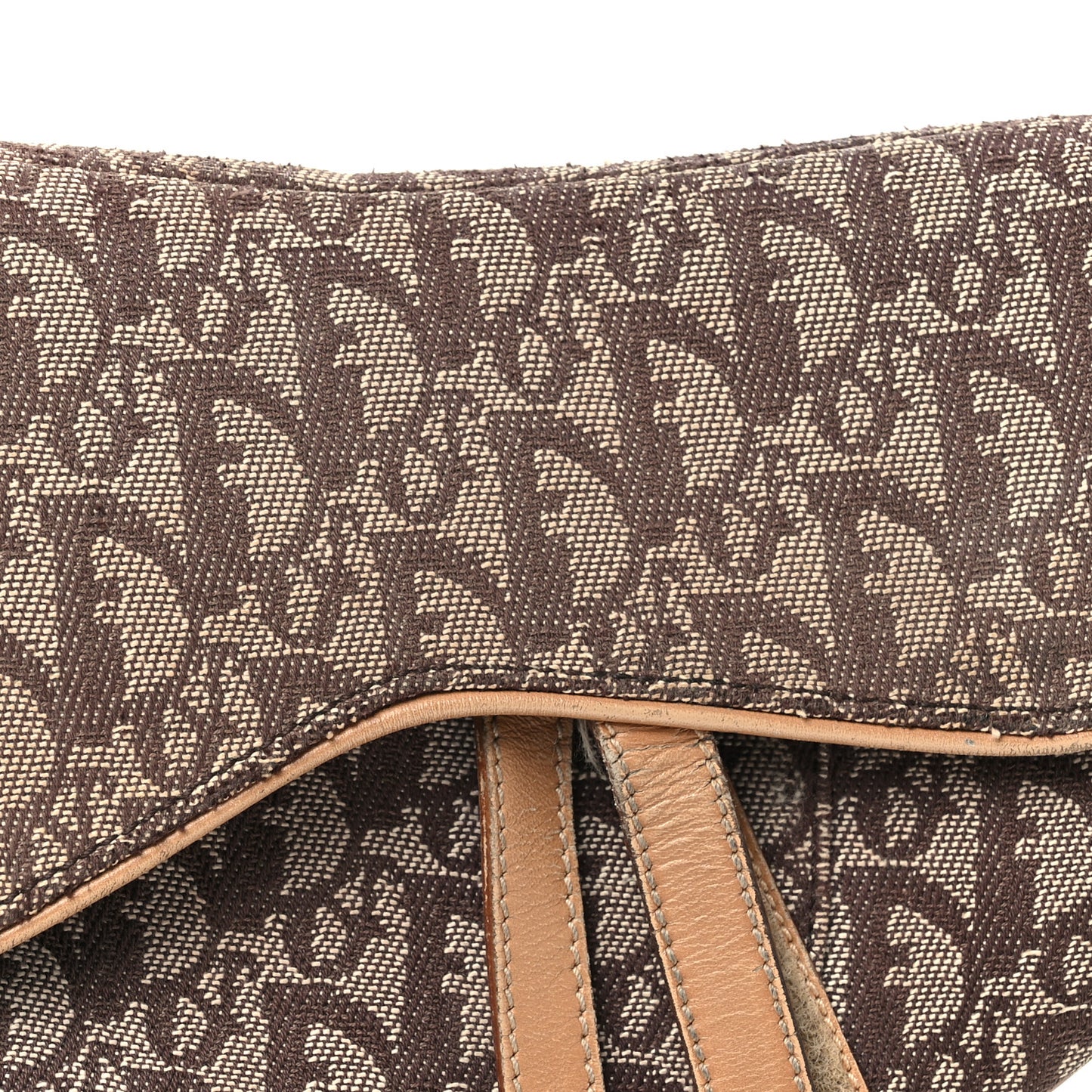 Monogram Saddle Bag Brown