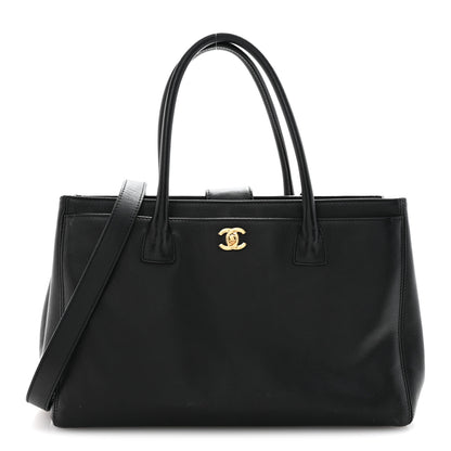Chanel Calfskin Cerf Executive Shopper Tote Black 1 of 16