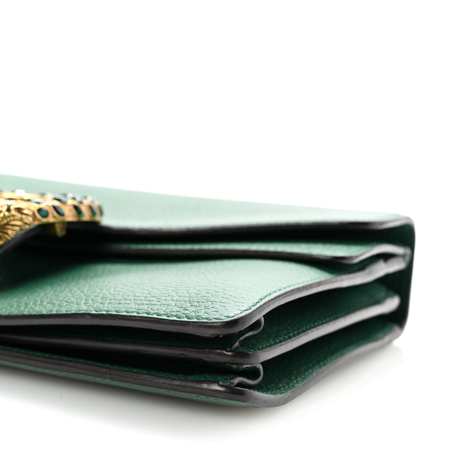 Pebbled Calfskin Small Dionysus Shoulder Bag Emerald