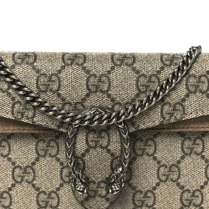 Gucci GG Supreme Monogram Super Mini Dionysus Shoulder Bag Taupe 7 of 10