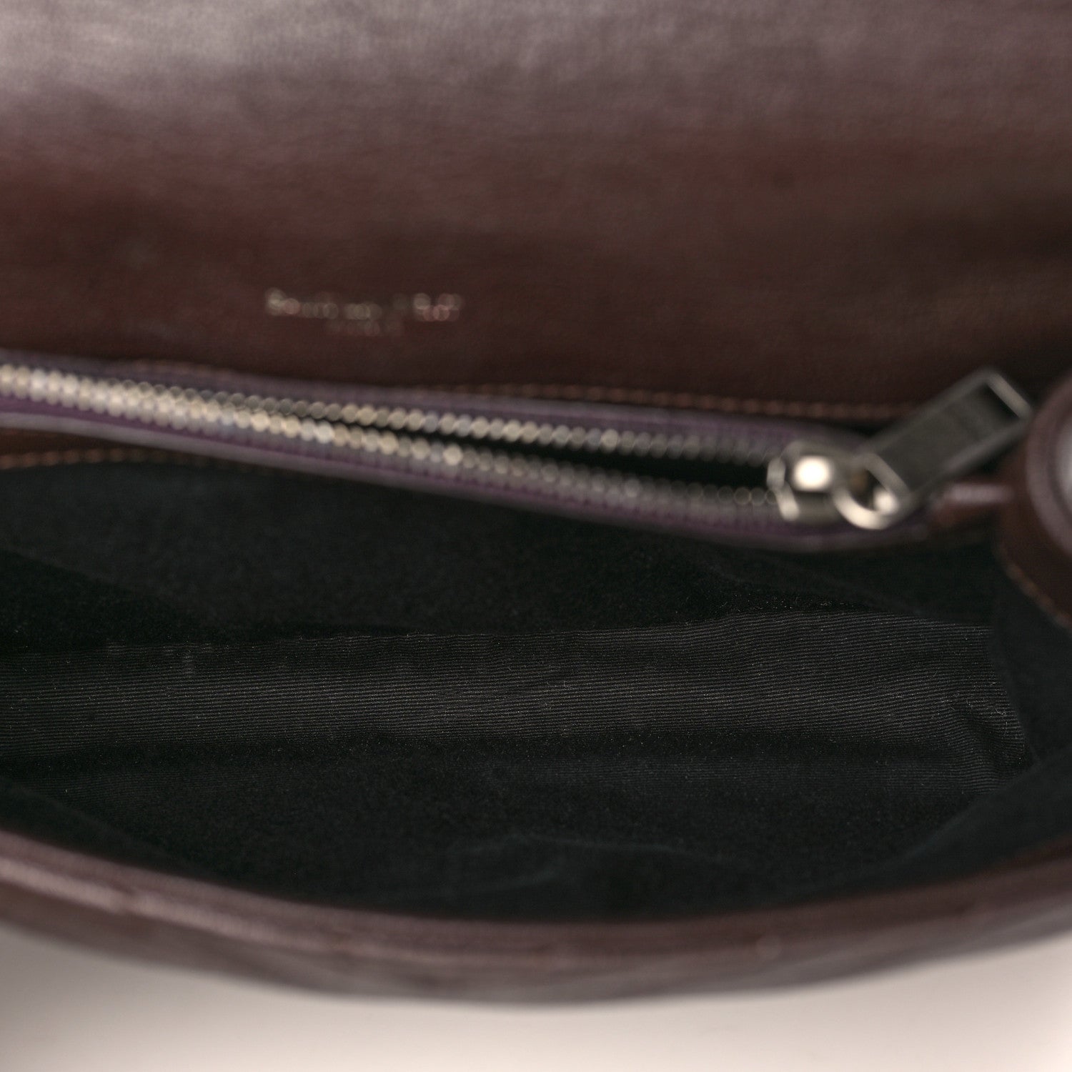 Saint Laurent Sheepskin Matelasse Chevron Monogram Medium College Bag Black Tulip 6 of 10