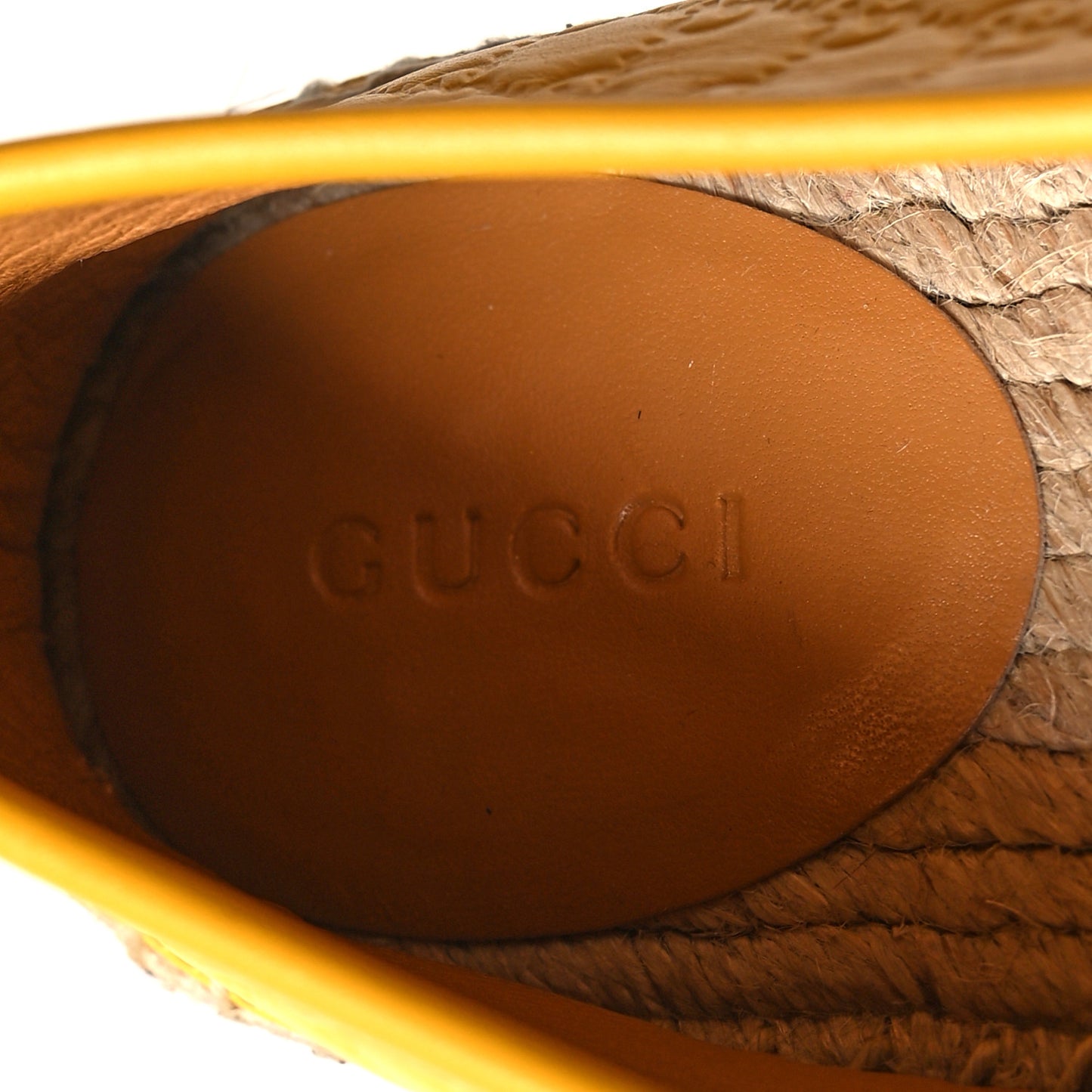 Microguccissima Soft Espadrilles 36.5 New Buttercup