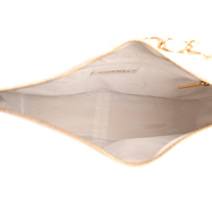 Chanel Caviar Quilted Hobo White 5 of 20