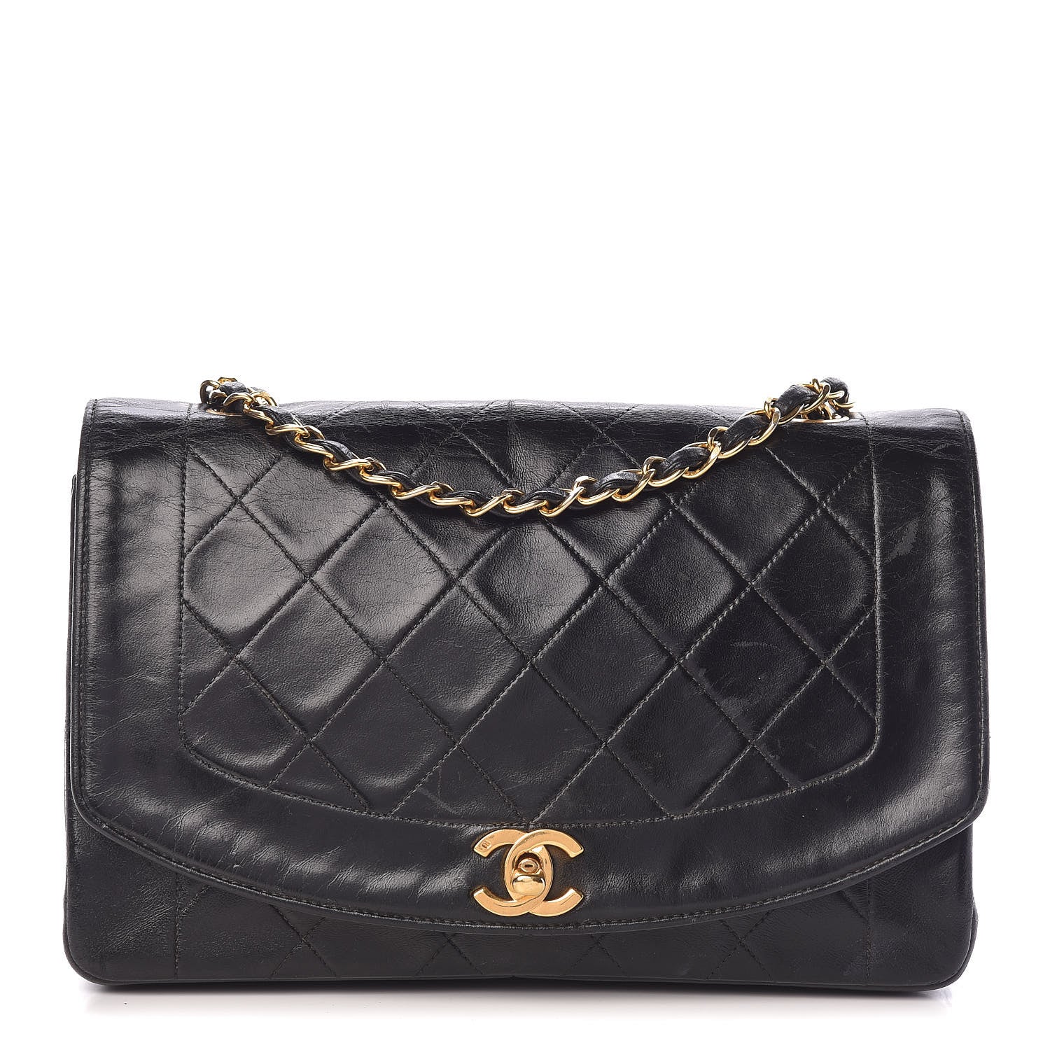 Chanel Lambskin Quilted Small Single Flap Black 1 of 29