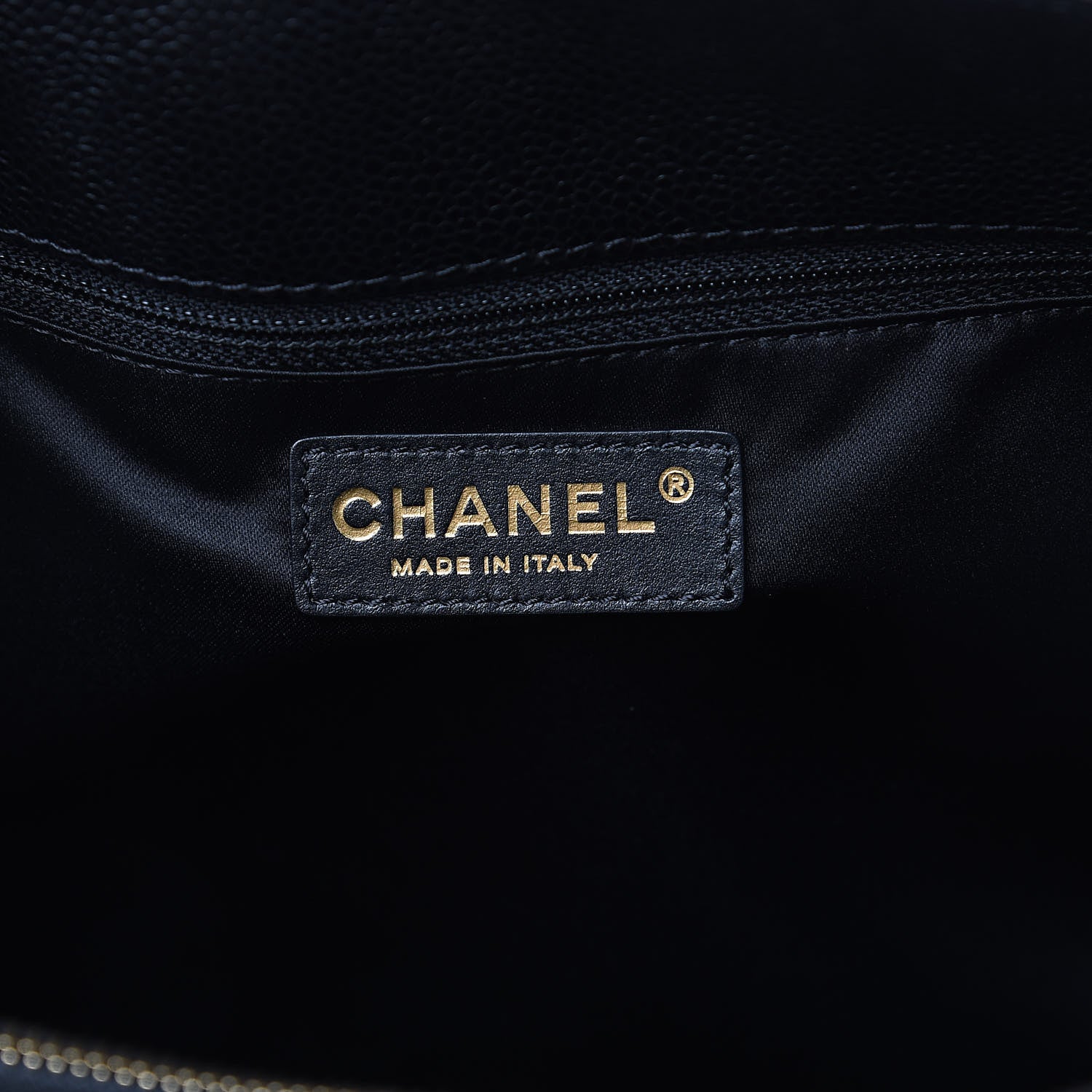 Chanel Caviar Quilted Grand Shopping Tote GST Black 6 of 10