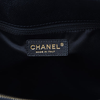 Chanel Caviar Quilted Grand Shopping Tote GST Black 6 of 10