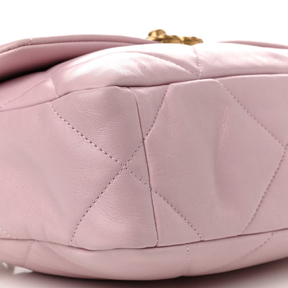 Chanel Lambskin Quilted Medium Chanel 19 Flap Light Pink 9 of 12