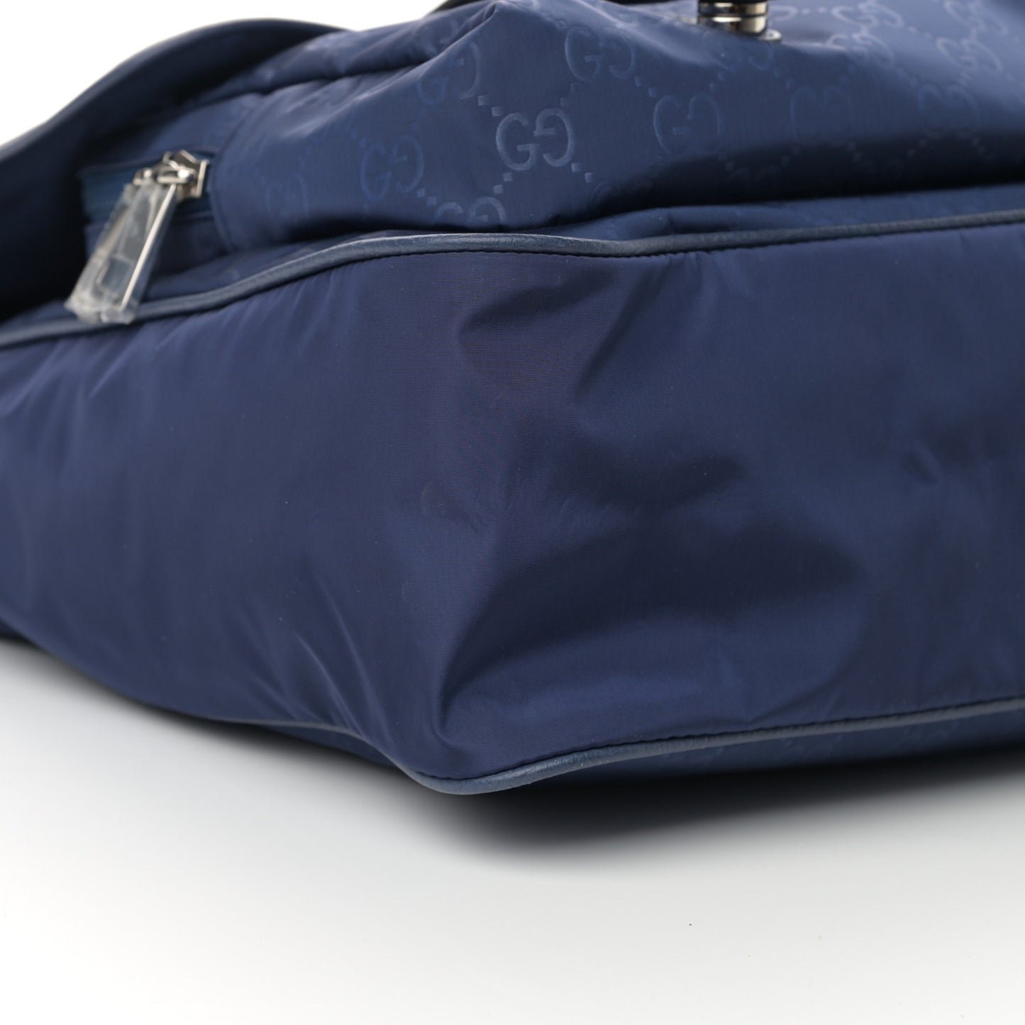 Nylon Monogram Double Buckle Flap Messenger Bag Tide