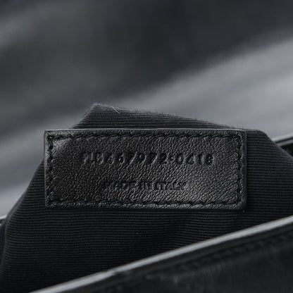 Saint Laurent Calfskin Y Quilted Monogram Toy Loulou Crossbody Bag Black 8 of 15