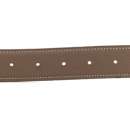 Hermes Epsom 32mm Belt Strap 95 38 Etoupe White 3 of 7