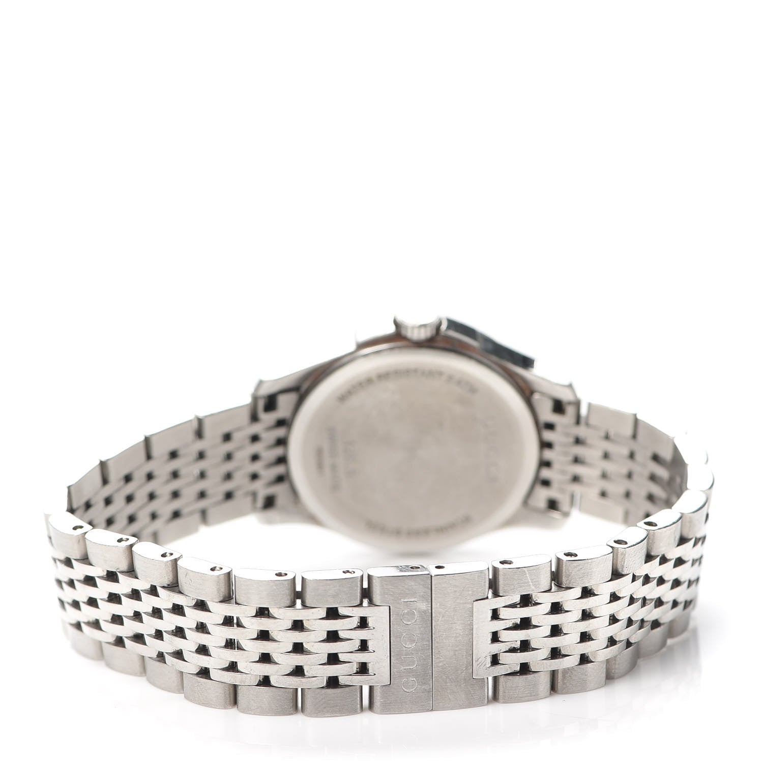 Gucci Stainless Steel Diamond Mother of Pearl 27mm G-Timeless Quartz Watch 3 of 5