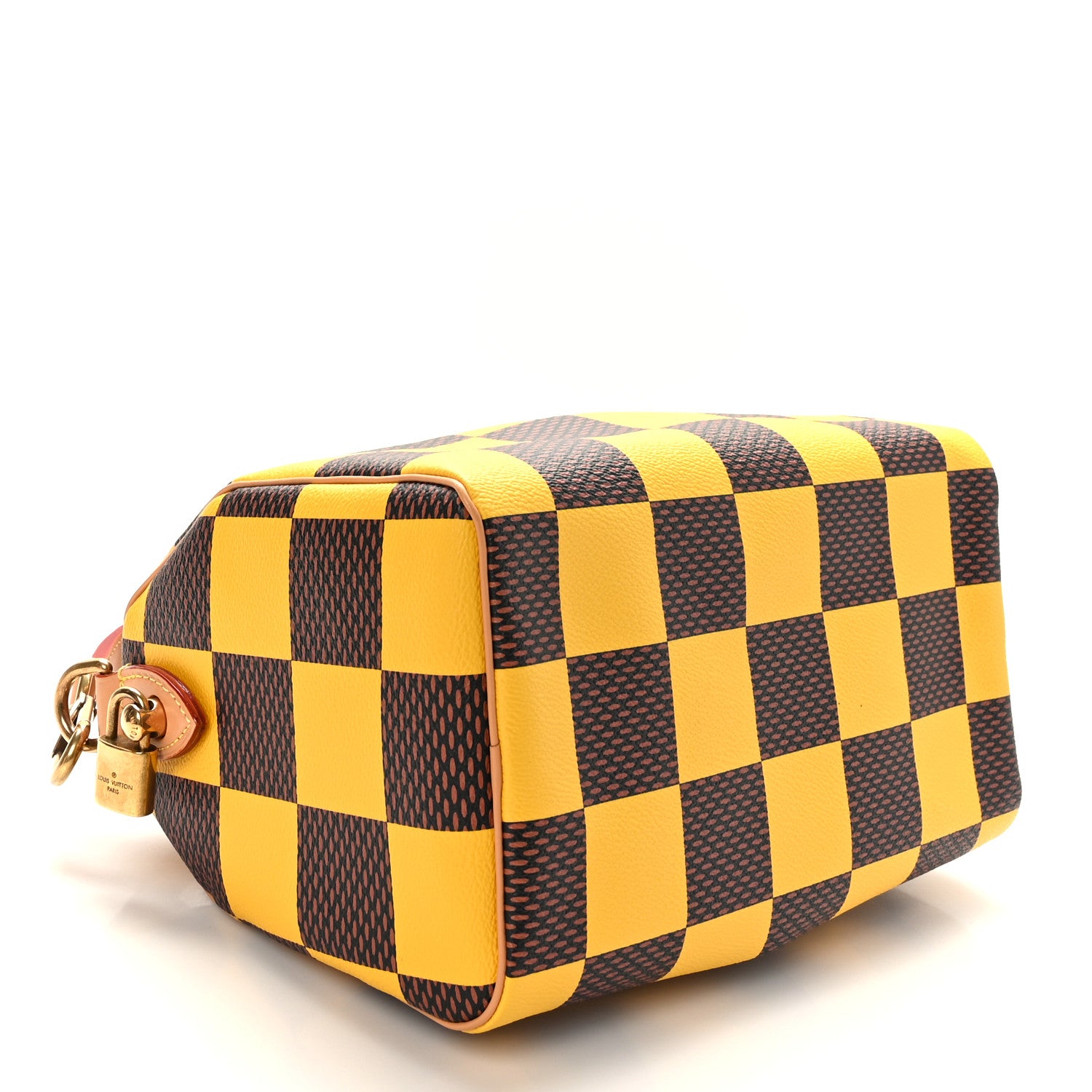 Louis Vuitton LOUIS VUITTON Damier Pop Speedy Bandouliere 25 Jaune Mat 4 of 11