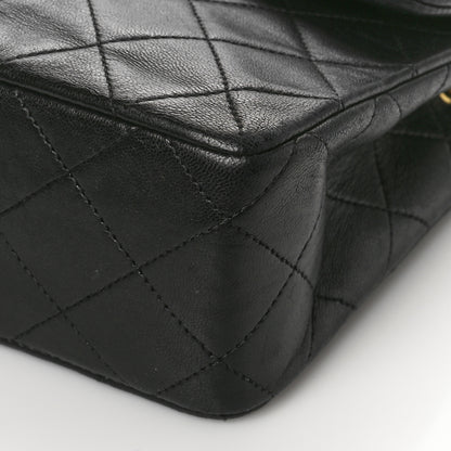 Chanel Lambskin Quilted Mini Square Flap Bag Black 9 of 10