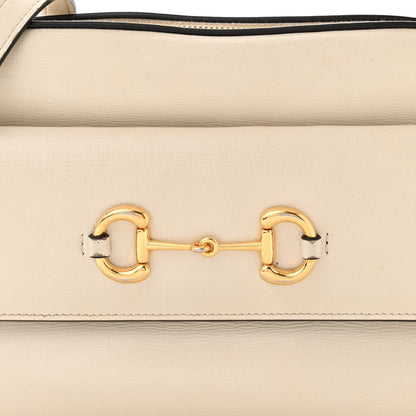 Gucci Azalea Calfskin Small Horsebit 1955 Shoulder Bag Mystic White 8 of 15