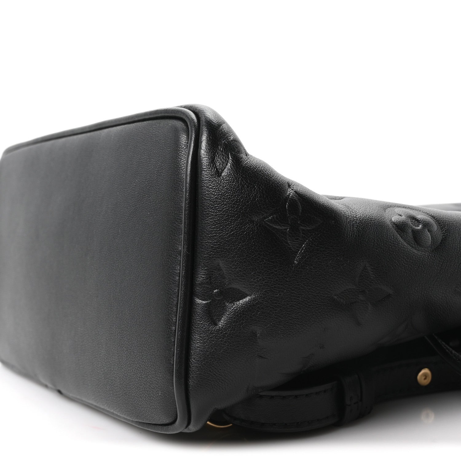 Louis Vuitton Lambskin Embossed Monogram Coussin PM Backpack Black 9 of 9