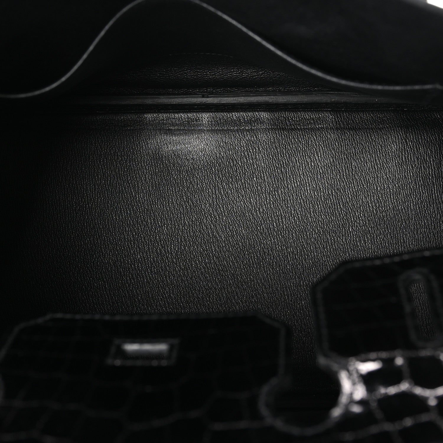 Hermes Shiny Niloticus Crocodile Birkin 30 Black 5 of 11