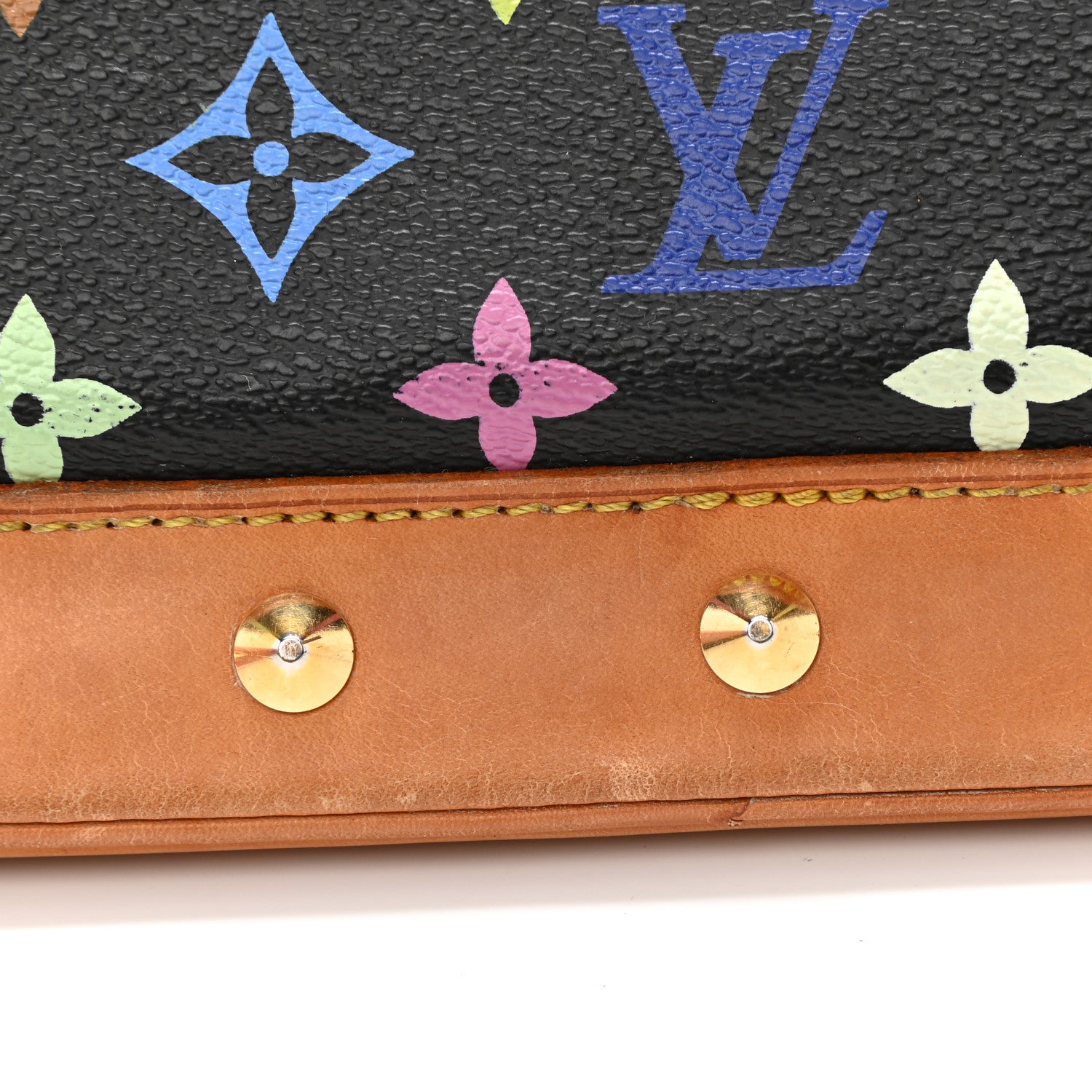 Louis Vuitton Monogram Multicolor Alma Black 18 of 24