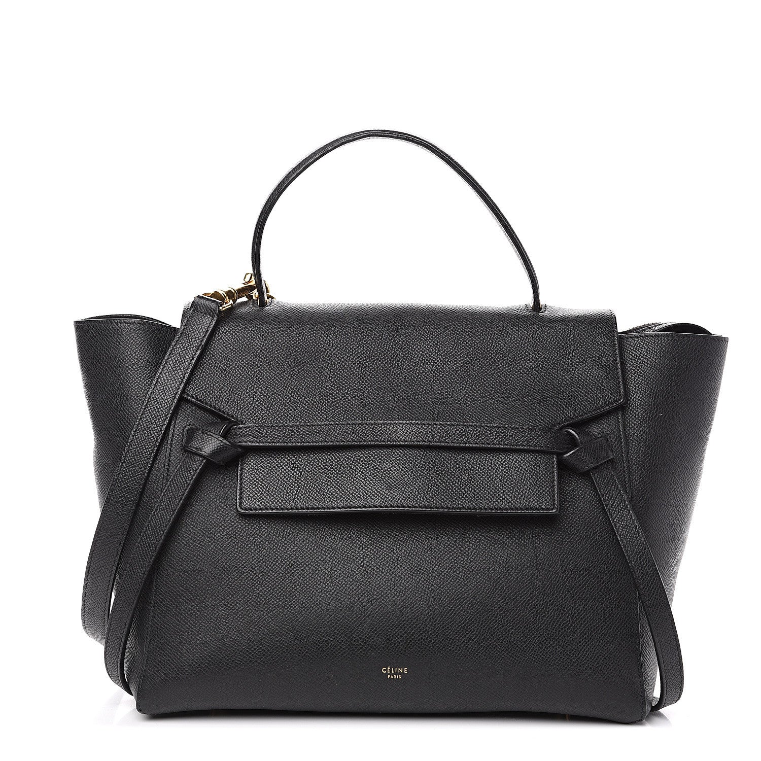 Celine Grained Calfskin Mini Belt Bag Black 1 of 11