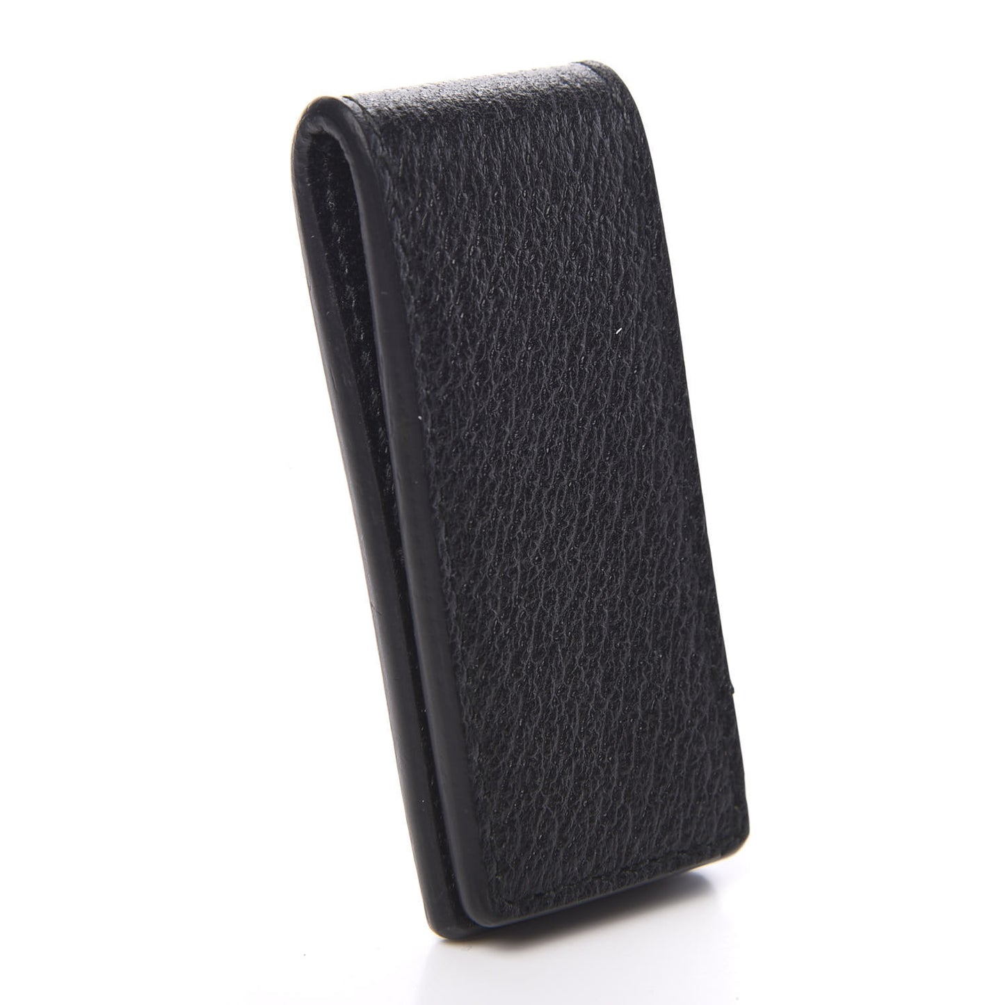 Calfskin Boar Effect GG Marmont Money Clip Black