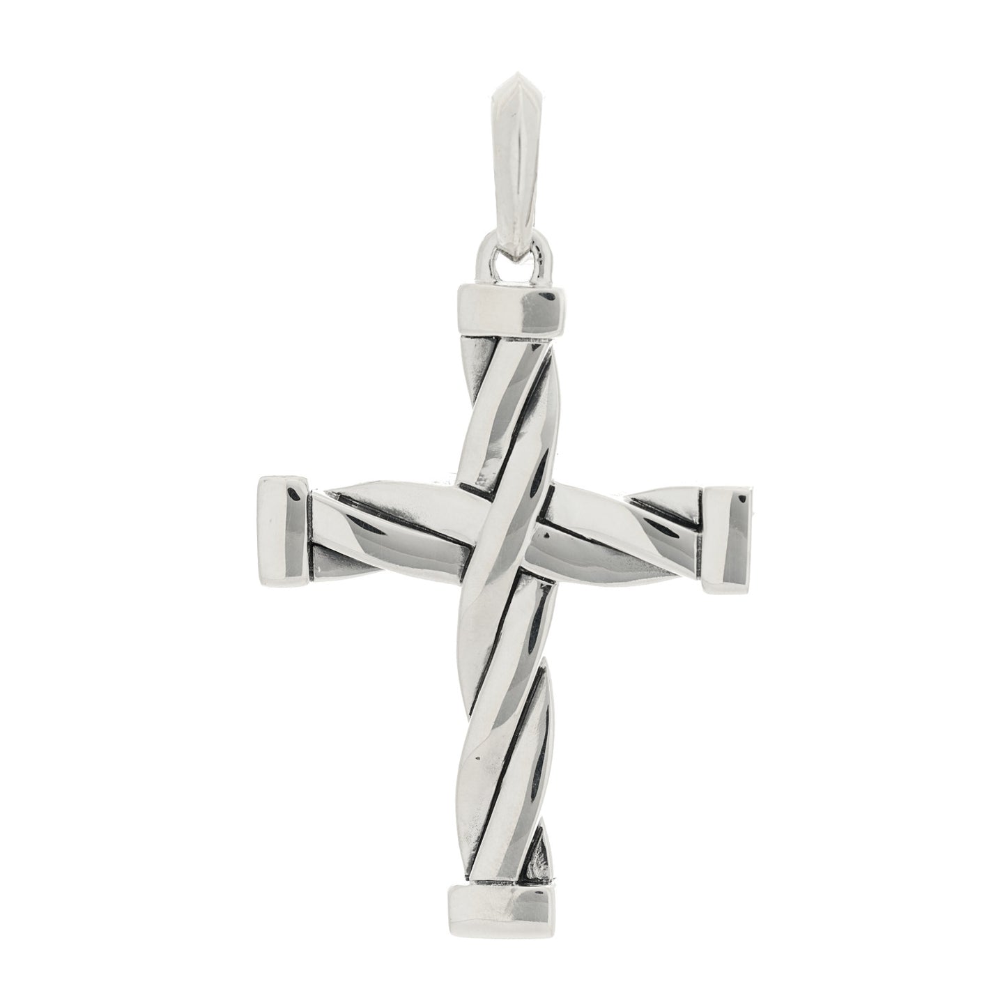 Sterling Silver Helios Cross Pendant