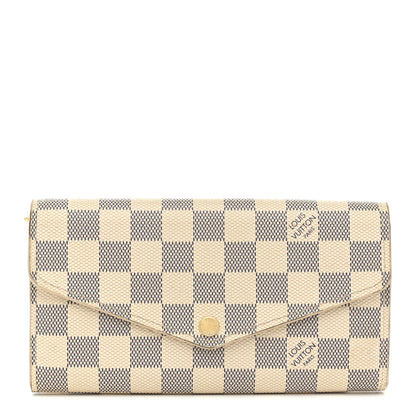 Louis Vuitton Damier Azur Sarah Wallet NM 1 of 14