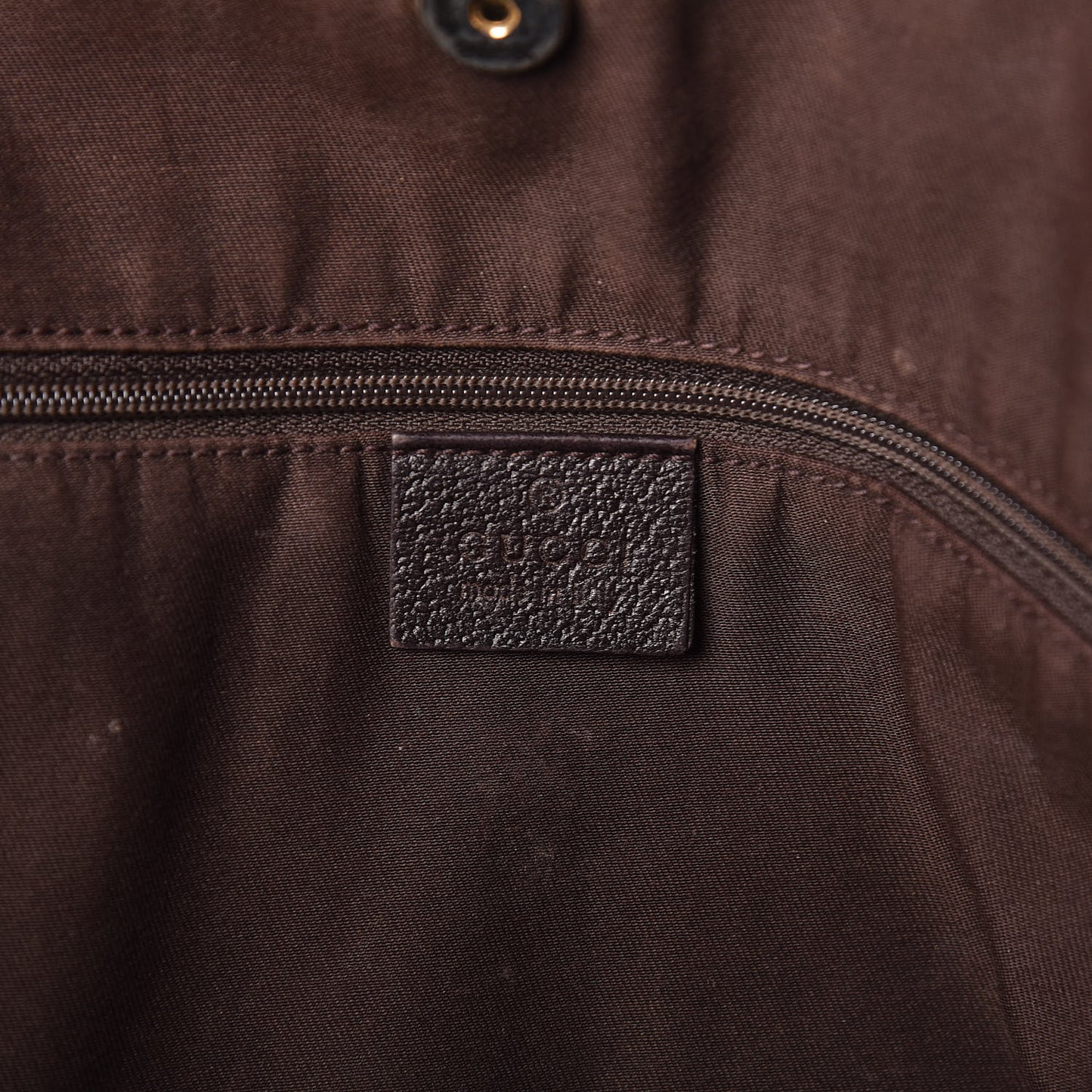 Monogram Web Tote Brown
