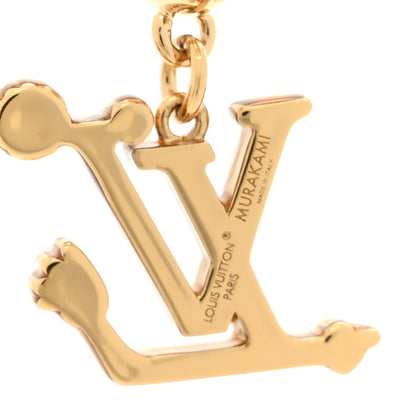 Louis Vuitton LV X TM Superflat Earrings Gold Multicolor 4 of 5