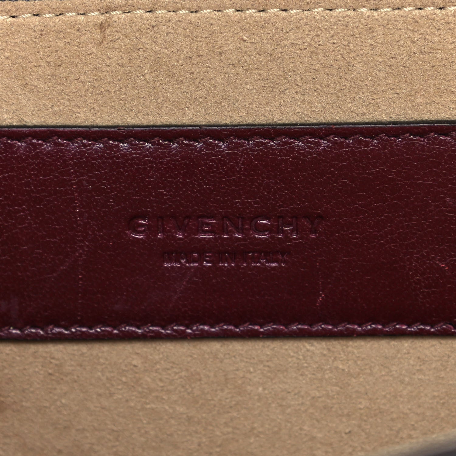 Givenchy Goatskin Quilted Medium GV3 Shoulder Bag Aubergine 10 of 16