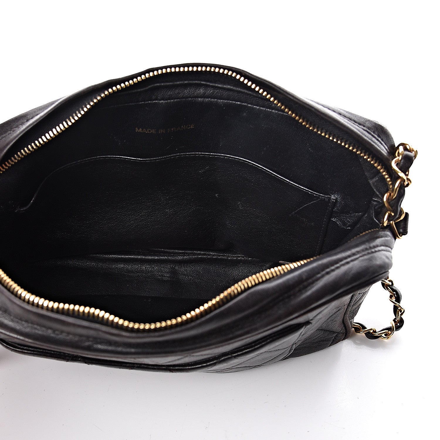 Chanel Lambskin Quilted Camera Case Black 5 of 15