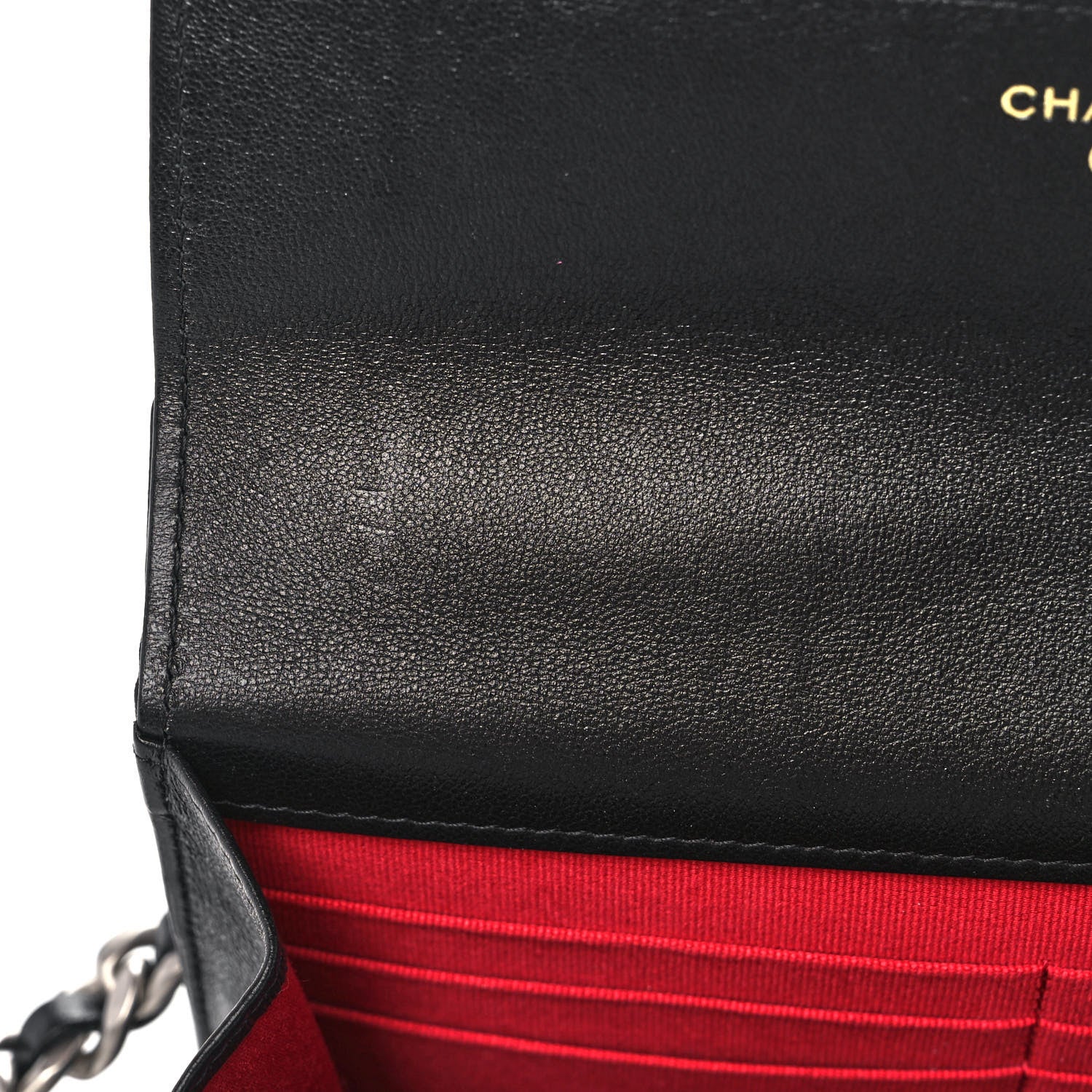 Chanel Lambskin Quilted Chanel 19 Wallet On Chain WOC Black 10 of 11